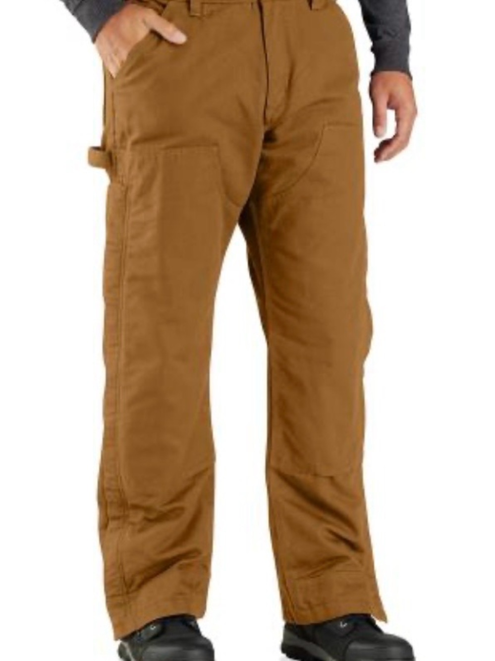 Carhartt Brown Cargo Work Pants with Utility Pockets ( Loose fit)